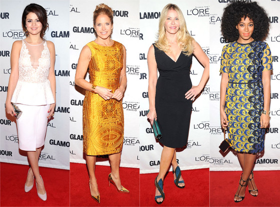 Selena Gomez, Katie Couric, Chelsea Handler, Solange Knowles Selena Gomez, Katie Couric, Chelsea Handler, Solange Knowles